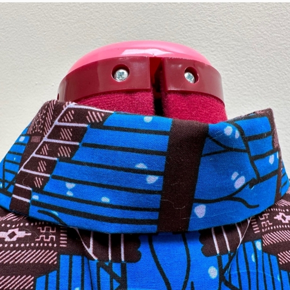 Women's Cotton Shirt Dress by New York Designer 'Demestik' Sz. M - Picture 6 of 7